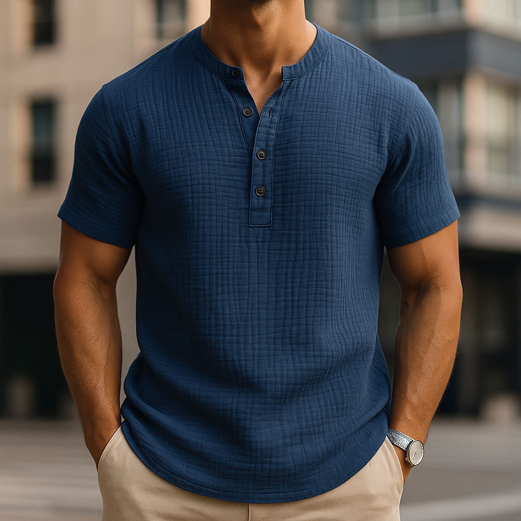 Marzio - Pleated Cotton Shirt