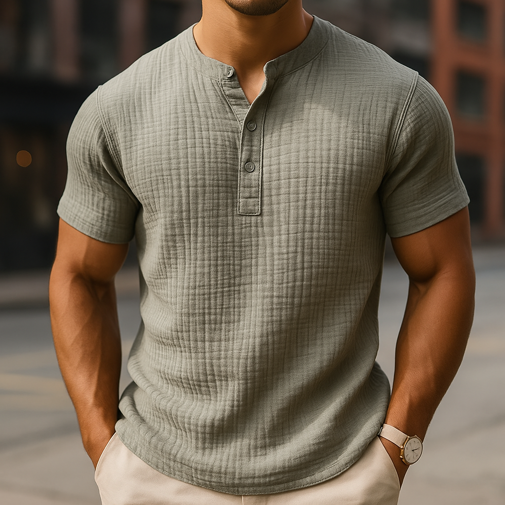 Marzio - Pleated Cotton Shirt