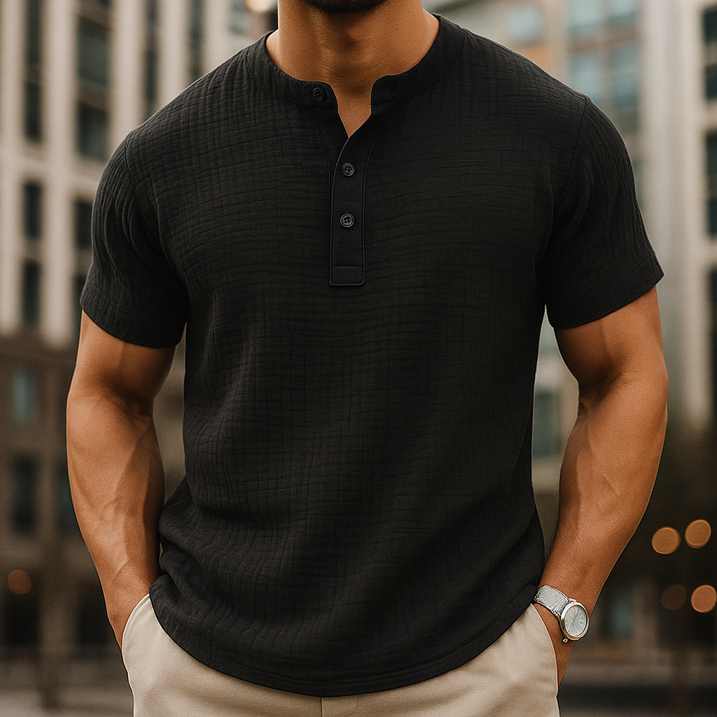 Marzio - Pleated Cotton Shirt