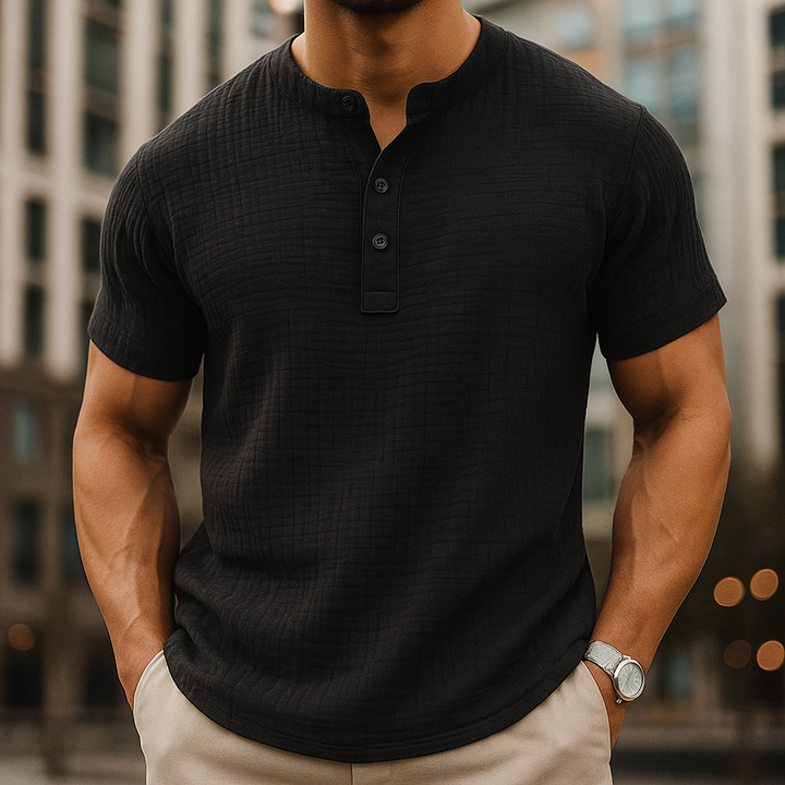 Marzio - Pleated Cotton Shirt