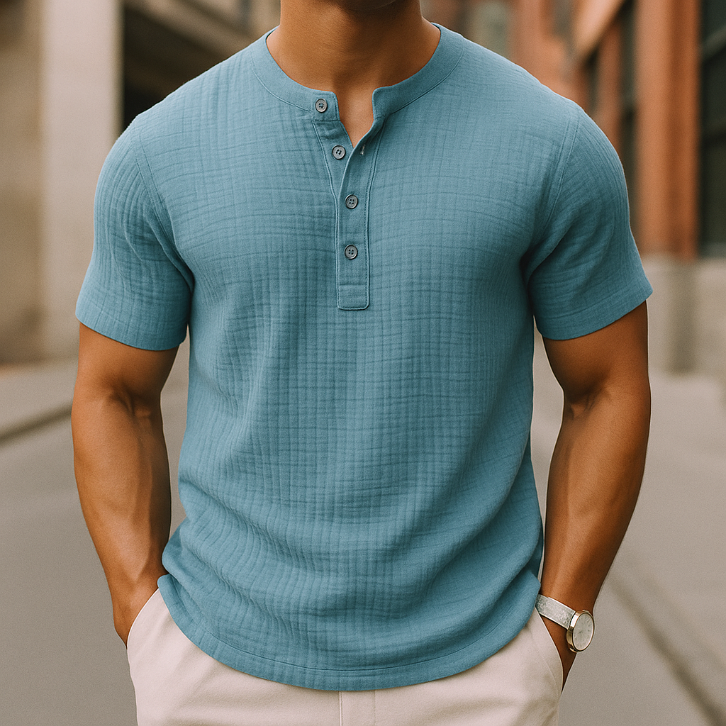 Marzio - Pleated Cotton Shirt