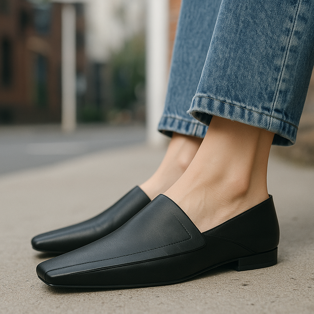 Aurelia - Leather Flats