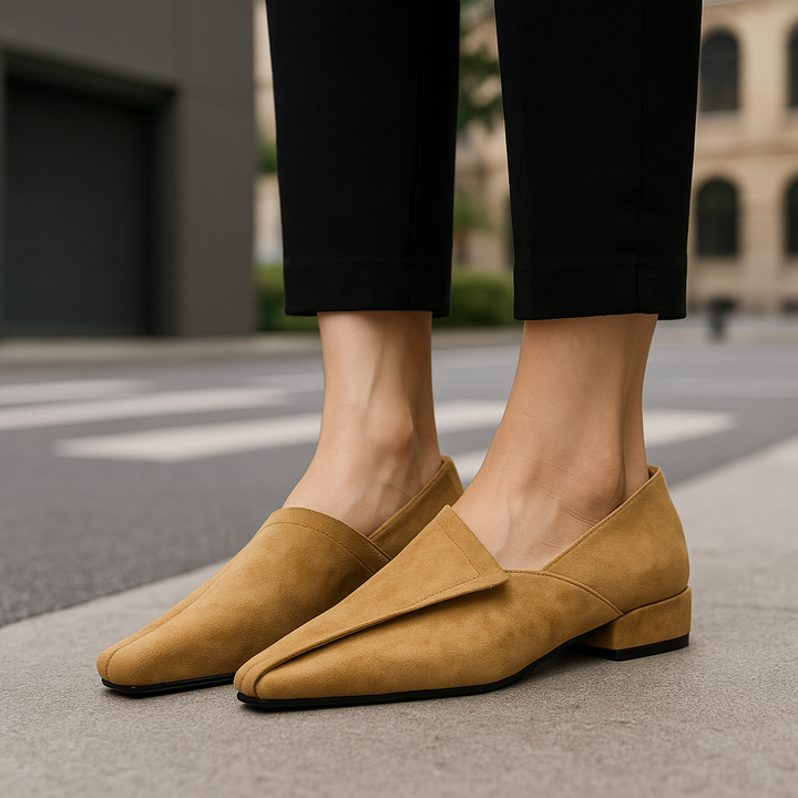 Aurelia - Leather Flats