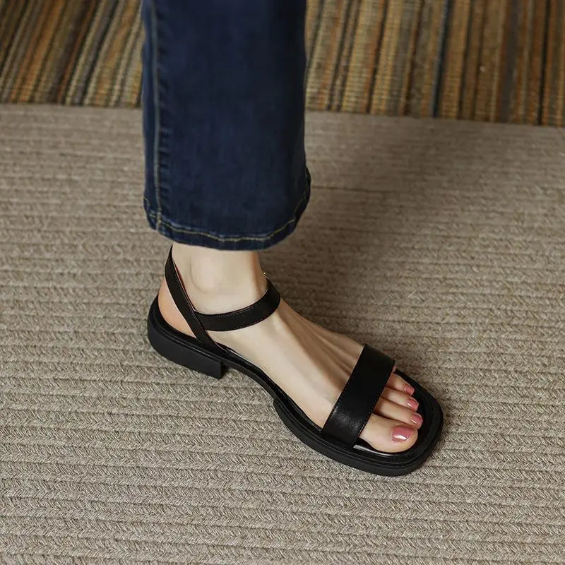 Brigitte - Low Heel Sandals
