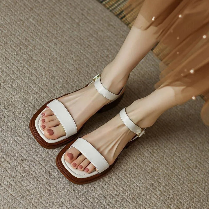 Brigitte - Low Heel Sandals