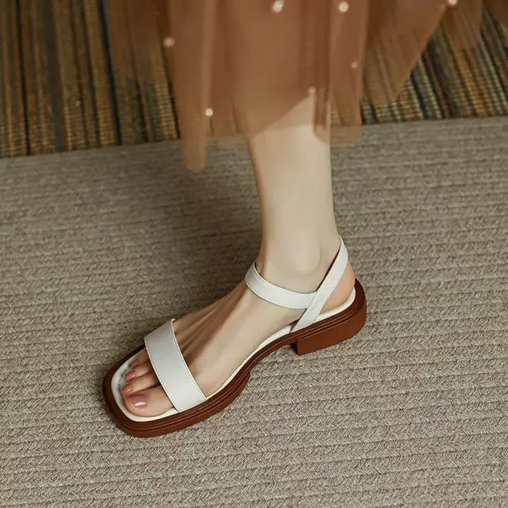 Brigitte - Low Heel Sandals